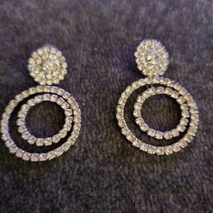 Earrings w crystals Hp🔥🔥🔥